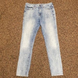 Men’s Express Blue Skinny Jeans